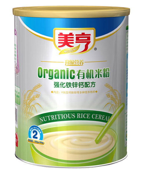 美亨聽(tīng)裝強(qiáng)化鐵鋅鈣有機(jī)米粉2段