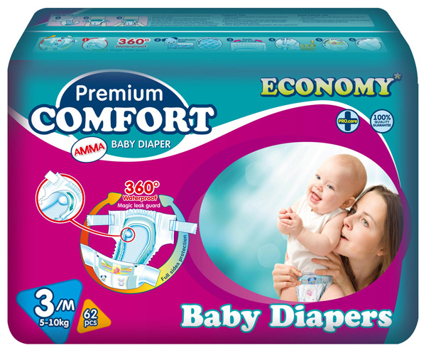 嬰氏紙尿褲大包裝M62