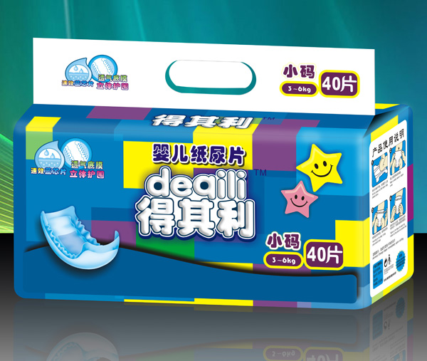 得其利嬰兒紙尿片小碼40片