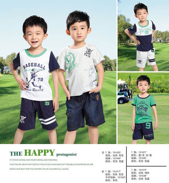 查理兄弟童裝2012新款