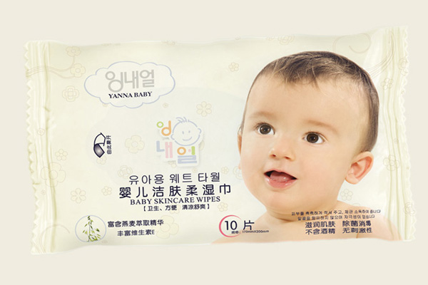 嬰奈兒7234嬰兒潔膚柔濕巾10片