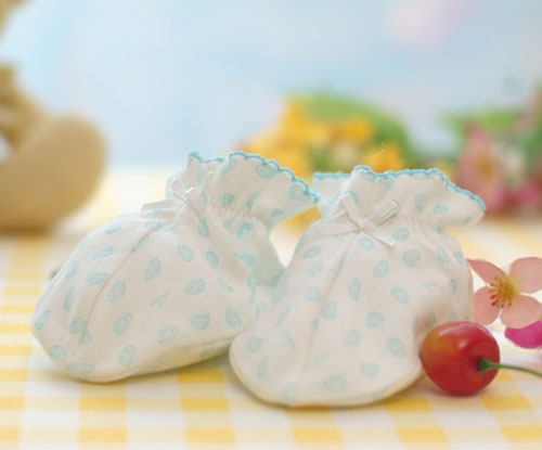 藕糖氏嬰兒護(hù)腳套藍(lán)色