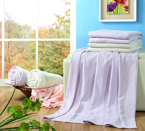 夢(mèng)可兒有機(jī)竹棉毯