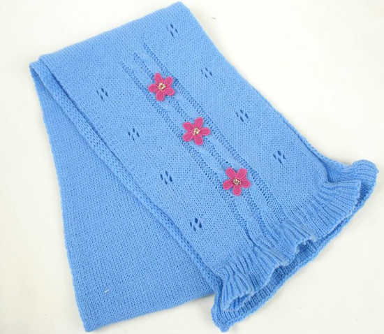 幼之戀行星圍巾藍色