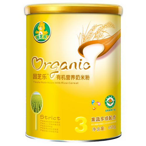 因芝樂聽裝有機(jī)營(yíng)養(yǎng)奶米粉3段