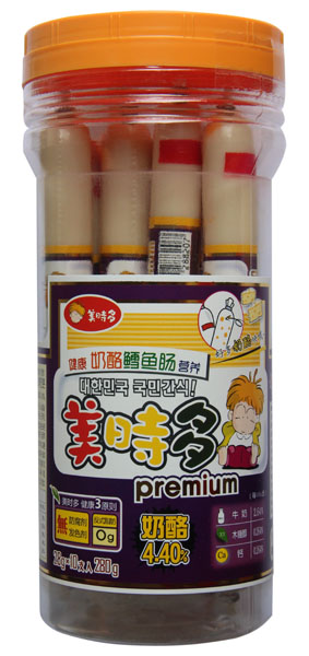 美時(shí)多奶酪魚腸280g