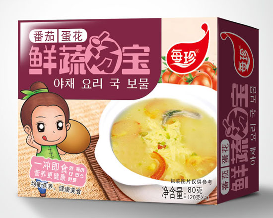 每珍鮮蔬湯寶-番茄蛋花