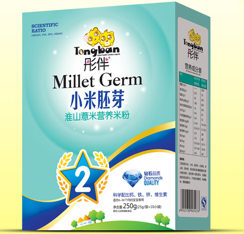 彤伴淮山薏米小米胚芽米粉盒裝米粉2段
