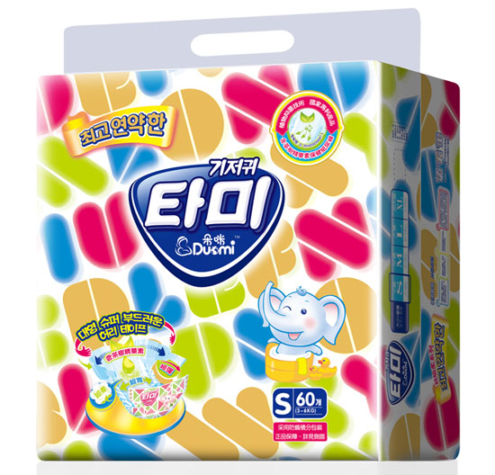 朵咪超級(jí)柔紙尿褲S碼60片