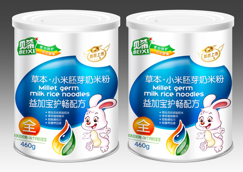 貝希益加寶護(hù)暢草本小米胚芽奶米粉