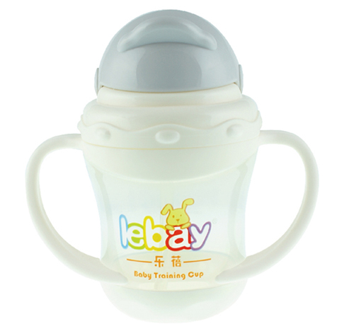 樂蓓嬰幼兒學(xué)飲杯6915白色