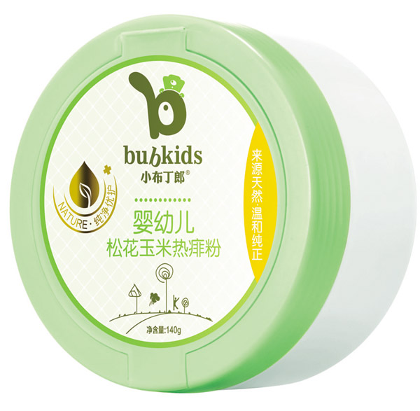 小布丁郎嬰幼兒松花玉米熱痱粉
