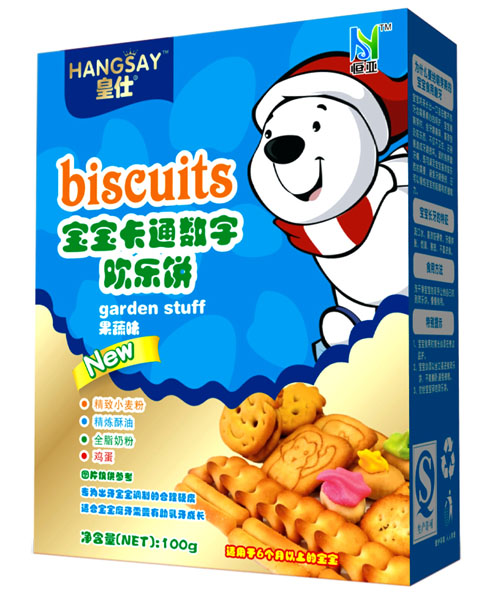 皇仕果蔬味寶寶卡通數(shù)字歡樂餅