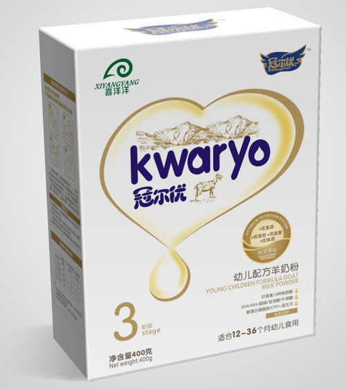 冠爾優(yōu)嬰兒配方羊奶粉3段