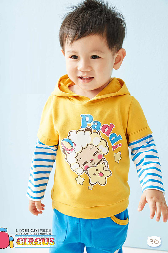 澳恬喜氣羊羊男童衛(wèi)衣長(zhǎng)褲