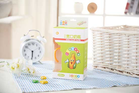 樂米樂有柄寬口奶瓶盒(240ml)