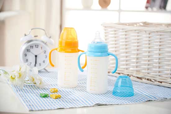 樂(lè)米樂(lè)有柄寬口奶瓶-(240ml)