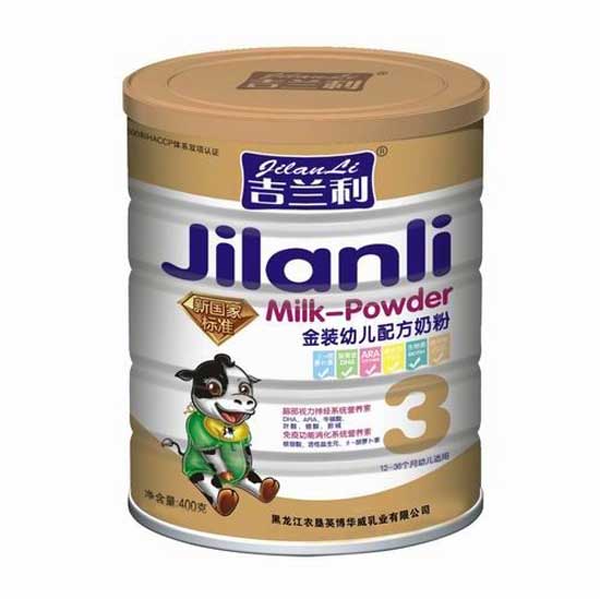 吉蘭利金裝嬰兒配方奶粉3段400克