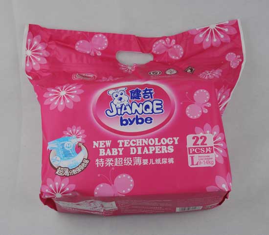 健奇特柔超級薄嬰兒紙尿褲L碼22片