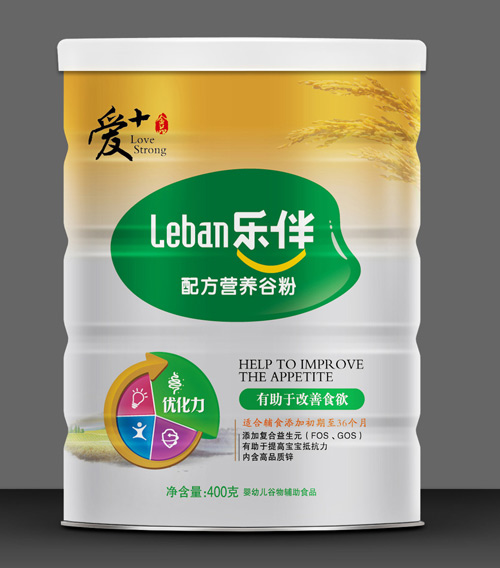 樂(lè)伴愛(ài)+優(yōu)化力營(yíng)養(yǎng)谷粉400克