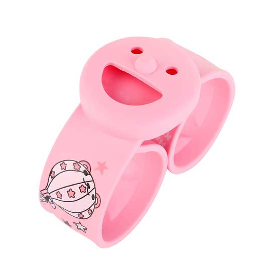 風(fēng)語笑臉紅色防蚊手表