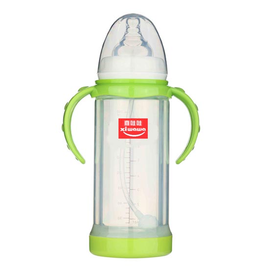 喜哇哇嬰幼兒玻璃奶瓶220ML