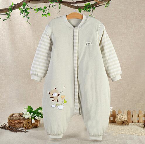 蓓琪兔嬰兒服飾2015秋冬新品夾棉系列分腿睡袋0