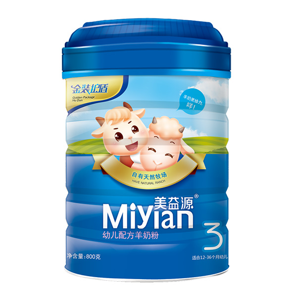 美益源金裝護盾幼兒配方羊奶粉3段罐裝