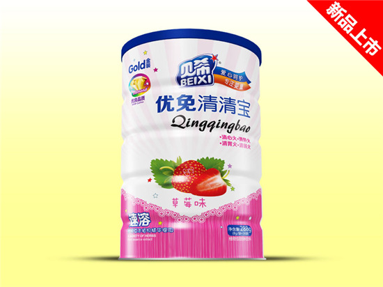 貝希速溶清清寶鐵聽-優(yōu)免(草莓味)