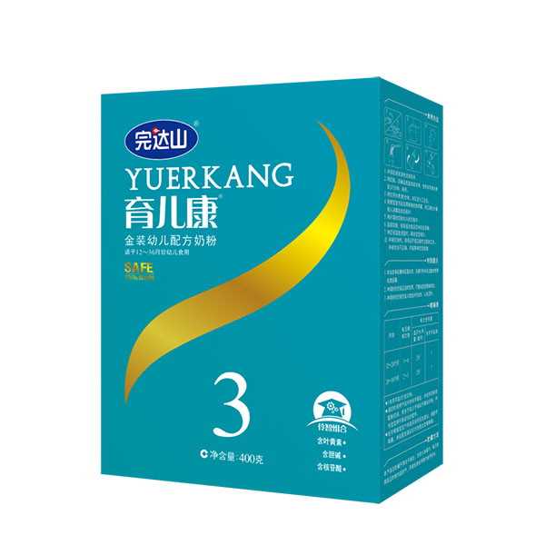 完達山育兒康金裝幼兒配方奶粉(3段)盒