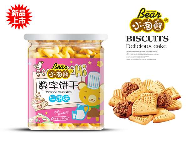 小淘熊數(shù)字餅干-牛奶味