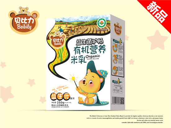 貝比力益生元有機(jī)營養(yǎng)米乳盒裝
