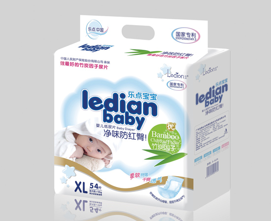 樂點寶寶凈味防紅臀尿片XL54片