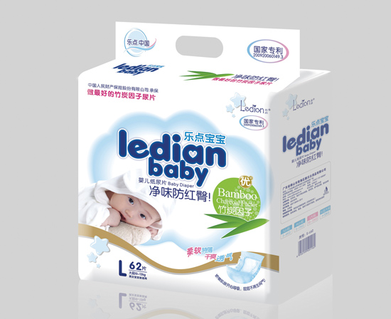 樂點寶寶凈味防紅臀尿片L62片