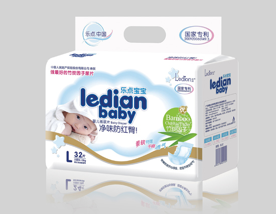 樂點寶寶凈味防紅臀尿片L32片