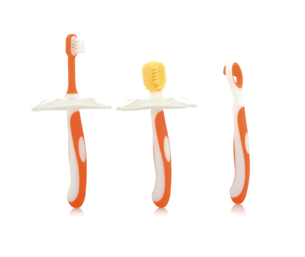 芭芘寶貝防舌苔按摩牙刷