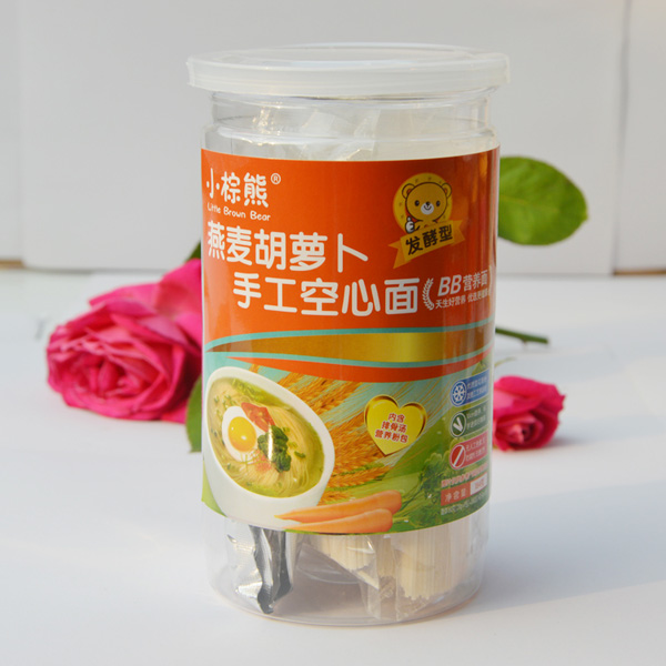 小棕熊燕麥胡蘿卜手工面正