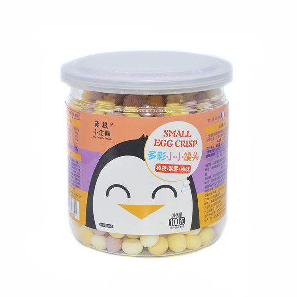 南極小企鵝多彩小小饅頭核桃+紫薯+原味100g