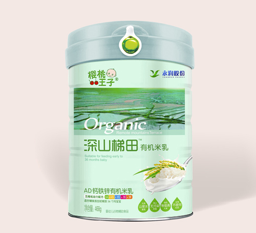 櫻桃王子深山梯田AD鈣鐵鋅有機米乳