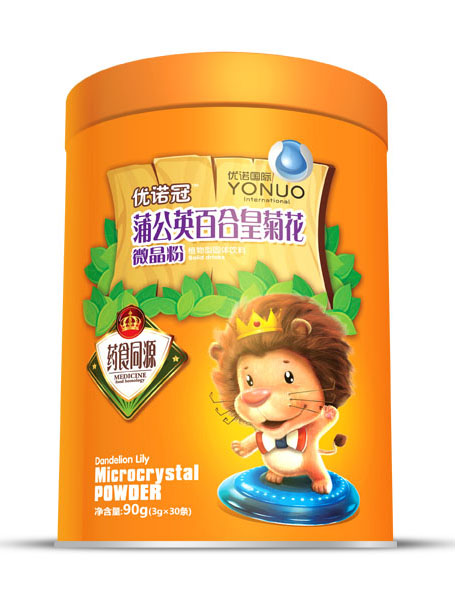 優(yōu)諾冠藥食同源蒲公英百合皇菊花微晶粉