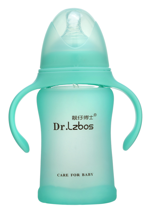 靚仔博士感溫玻璃奶瓶 藍色