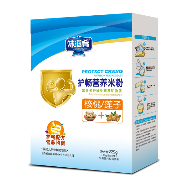 味滋肴護(hù)暢營養(yǎng)米粉-核桃蓮子盒裝