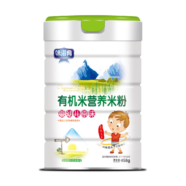 味滋肴有機(jī)米營養(yǎng)米粉-嬰幼兒原味罐裝