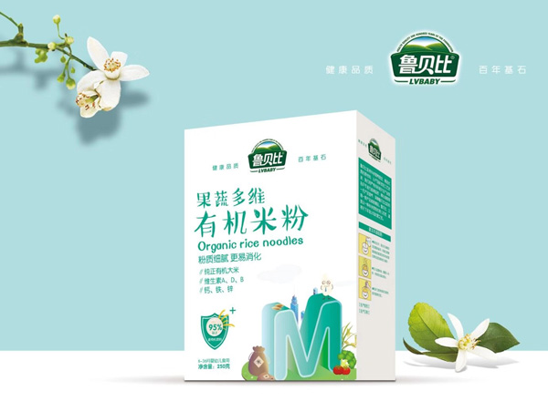 魯貝比果蔬多維有機(jī)米粉 盒裝