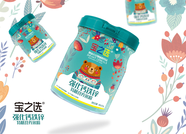 寶之選強(qiáng)化鈣鐵鋅特膳營養(yǎng)米粉