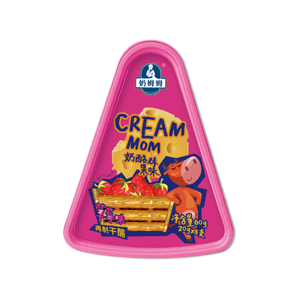 奶姆姆果味奶酪棒 草莓味三角盒裝1