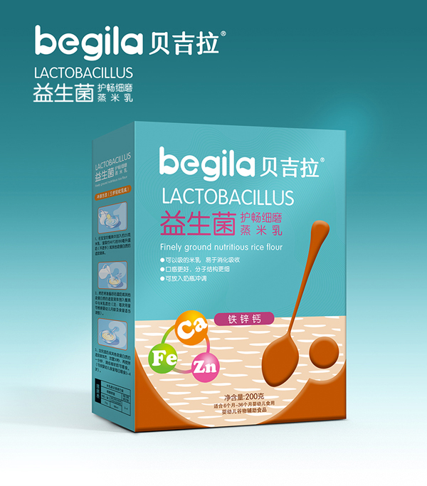 貝吉拉益生菌護暢細磨蒸米乳 鐵鋅鈣 盒裝