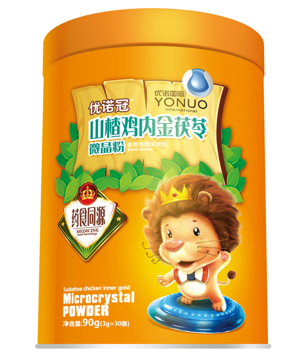 優(yōu)諾冠山楂雞內金茯苓微晶粉