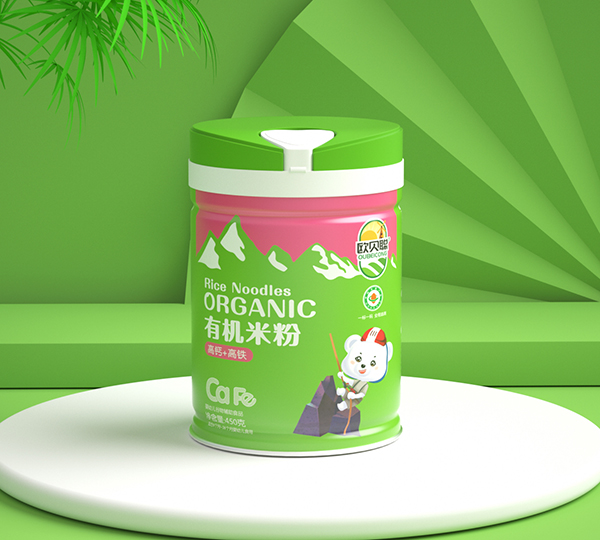 歐貝聰有機米粉罐裝 高鈣+高鐵