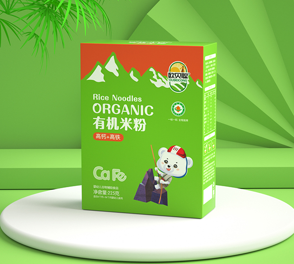 歐貝聰有機米粉盒裝 高鈣+高鐵